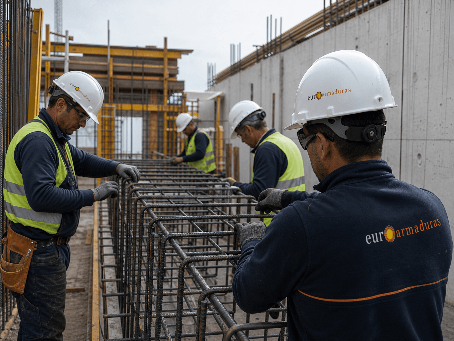 Proceso de elaboración de armaduras de acero